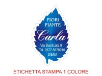 Etichette adesive per fioristi, fiorai e vivaisti (mm 48x30)  (cod.83G)